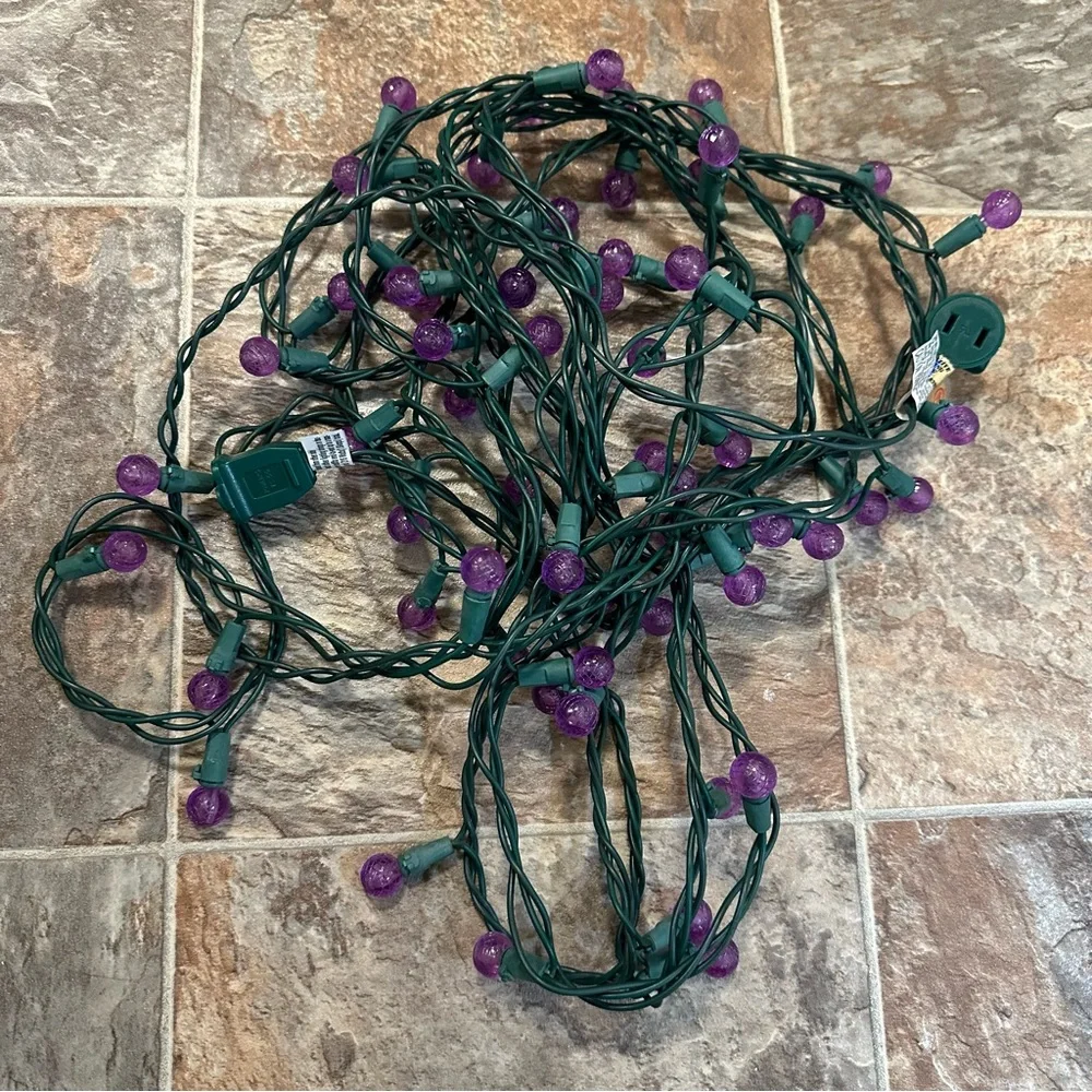 Indoor Purple String Lights